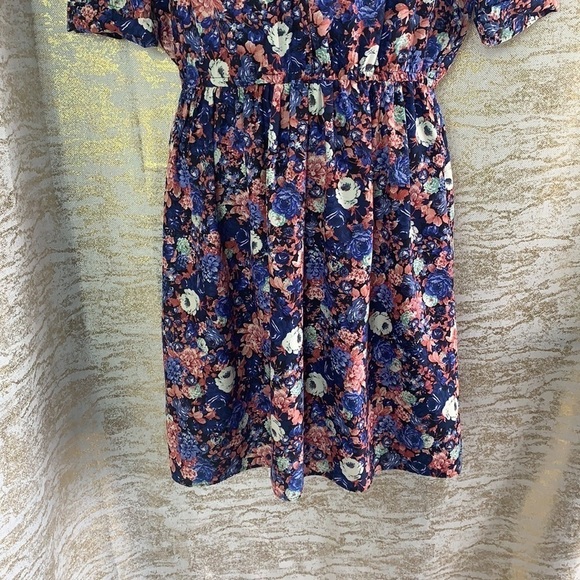 Zara Tropical  Floral Tunic Half Sleeve Casual Mini Dress Size S - Picture 5 of 14